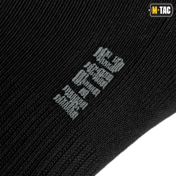 M-Tac шкарпетки Tactical Socks Cotton 68% Black 30910002_35-38 фото