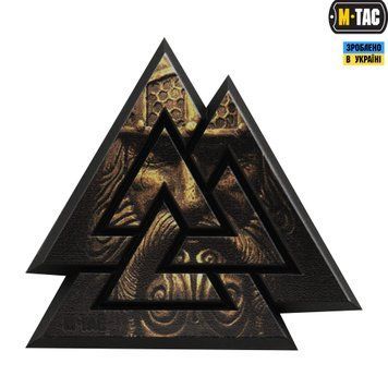 M-Tac нашивка Валькнут 3D PVC Black/Coyote 51161205 фото
