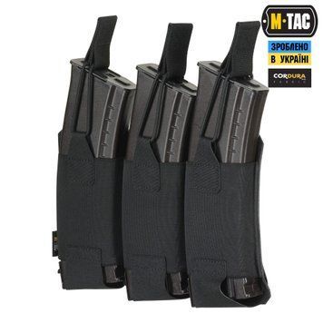 M-Tac підсумок еластичний на 3 магазина Elite Laser Cut Black 10145102 фото