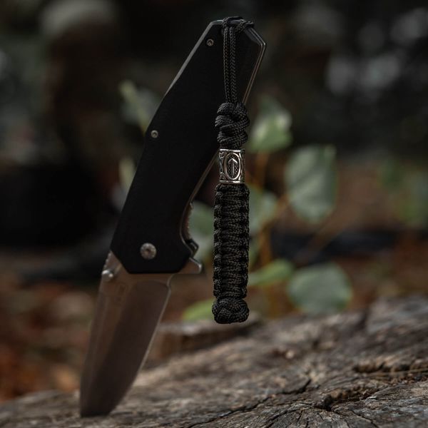 M-Tac темляк Teivaz rune Steel Black 10292002 фото