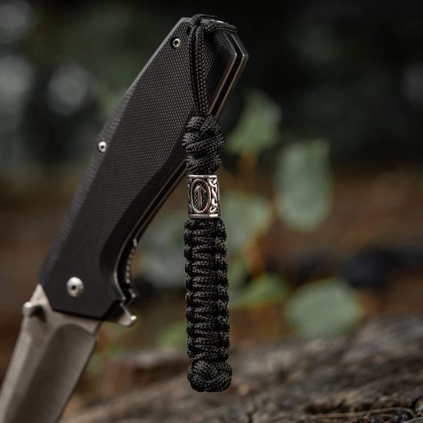 M-Tac темляк Teivaz rune Steel Black 10292002 фото