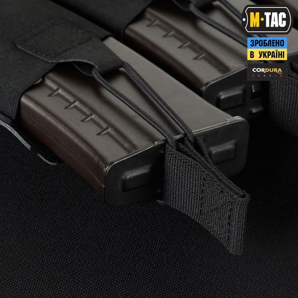 M-Tac підсумок еластичний на 3 магазина Elite Laser Cut Black 10145102 фото
