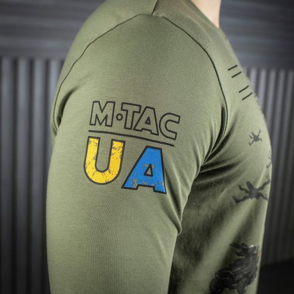 M-Tac футболка UA Side довгий рукав Light Olive 80043038_XS фото