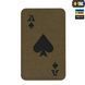 M-Tac нашивка Ace of Spades Laser Cut Ranger Green/Black 51109232 фото