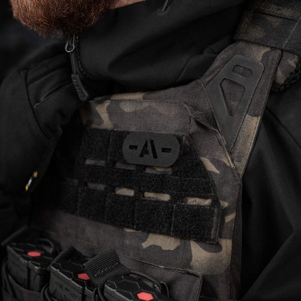 M-Tac нашивка група крові -A- наскрізна Laser Cut Black 58328002 фото