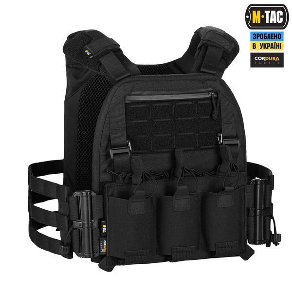 M-Tac плитоноска Cuirass Elite Black 10371002 фото