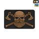 M-Tac нашивка Bearded Skull 3D PVC Black/Coyote 51113205 фото 1