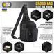 M-Tac сумка Cross Bag Elite Hex Black 10153002 фото 5