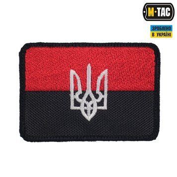 M-Tac нашивка прапор червоно-чорний с Тризубом 51210000 фото