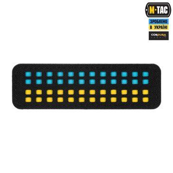 M-Tac нашивка прапор України 25х80 Laser Cut Black/Yellow/Blue/GID 51496902 фото