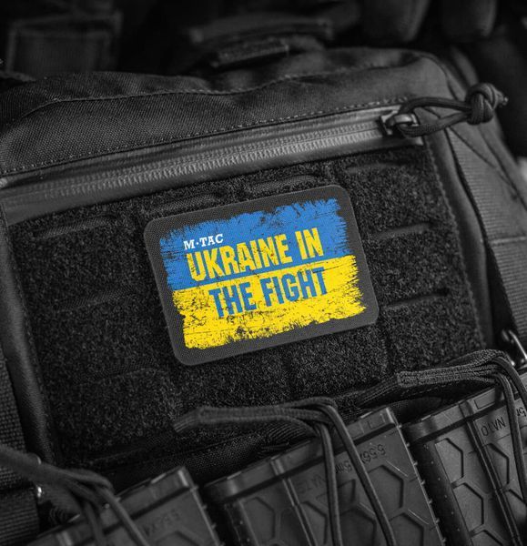 M-Tac нашивка Ukraine in the Fight (80х50 мм) 51331000 фото