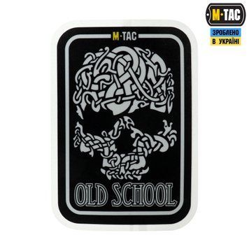 M-Tac наклейка Old School Large світловідбиваюча Black 51423002-L фото