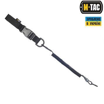 M-Tac шнур страхувальний Lite під карабін з D-кільцем і фастексом чорний 51436102 фото
