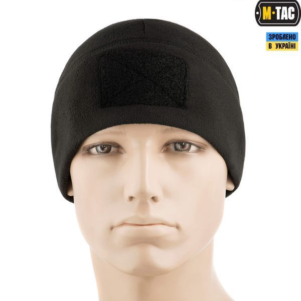 M-Tac шапка Watch Cap Elite фліс (270г/м2) з липучкою Black 40017002_S фото