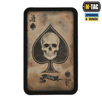 M-Tac нашивка Ace of Spades Coyote/Black 51101005 фото