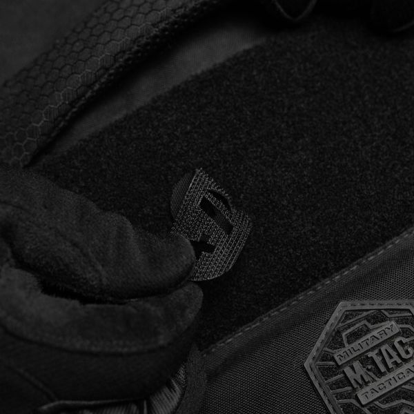 M-Tac нашивка група крові +A+ наскрізна Laser Cut Black 58228002 фото