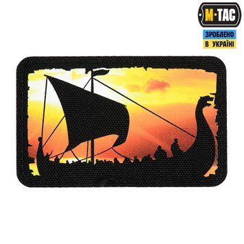 M-Tac нашивка Expedition (80х50 мм) Black 51300002 фото