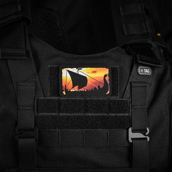 M-Tac нашивка Expedition (80х50 мм) Black 51300002 фото