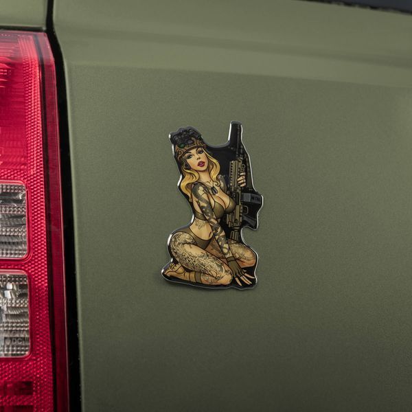 M-Tac наклейка об'ємна Tactical girl №5 Skandinavik 51479002 фото