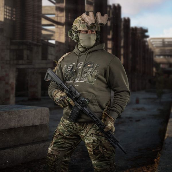 M-Tac кофта Hoodie Time Oversize Hard Ranger Green 20555023_XS фото