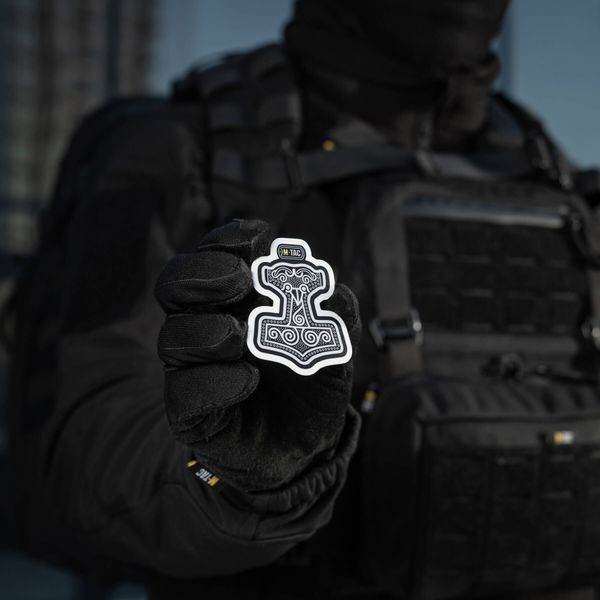 M-Tac наклейка Mj&ouml;lnir Small світловідбиваюча Black 51429002-S фото