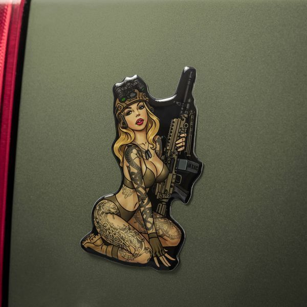 M-Tac наклейка об'ємна Tactical girl №5 Skandinavik 51479002 фото