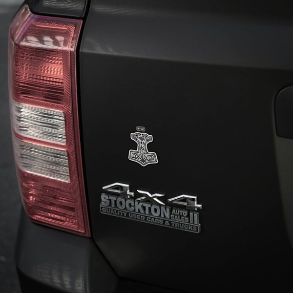 M-Tac наклейка Mj&ouml;lnir Small світловідбиваюча Black 51429002-S фото