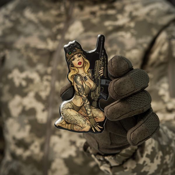 M-Tac наклейка об'ємна Tactical girl №5 Skandinavik 51479002 фото