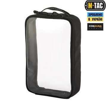 M-Tac органайзер утилітарний прозорий Elite Large (30х19 см) Black 10147002-L фото
