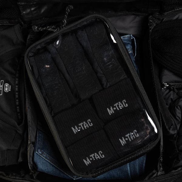 M-Tac органайзер утилітарний прозорий Elite Large (30х19 см) Black 10147002-L фото