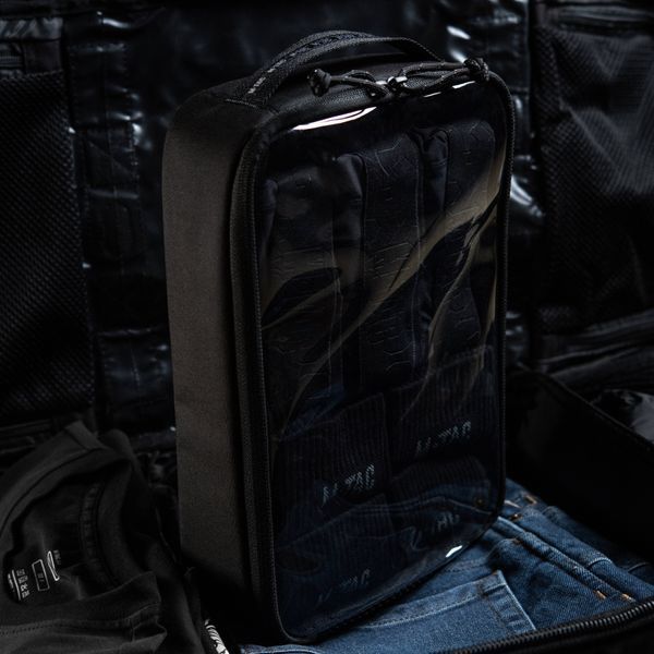 M-Tac органайзер утилітарний прозорий Elite Large (30х19 см) Black 10147002-L фото