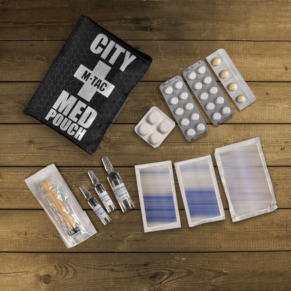 M-Tac підсумок City Med Pouch Hex Black 10209002 фото