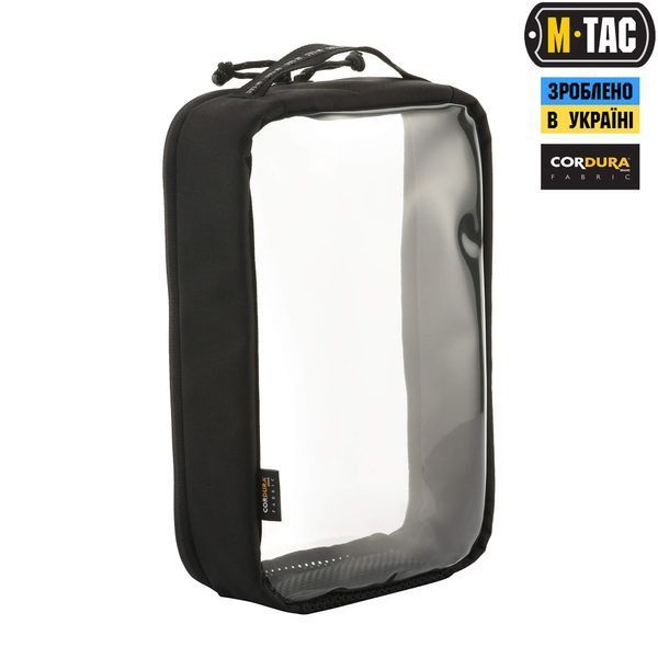 M-Tac органайзер утилітарний прозорий Elite Large (30х19 см) Black 10147002-L фото