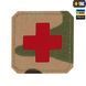 M-Tac нашивка Medic Cross Laser Cut Multicam/Red 51122833 фото