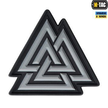 M-Tac нашивка Валькнут PVC Black/Grey 51163211 фото