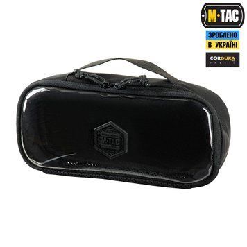 M-Tac органайзер утилітарний прозорий Elite Medium Gen.II Black 10147802-M фото