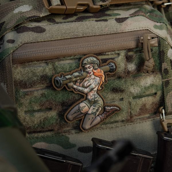 M-Tac нашивка Tactical girl №10 PVC Tattoo 51519002 фото