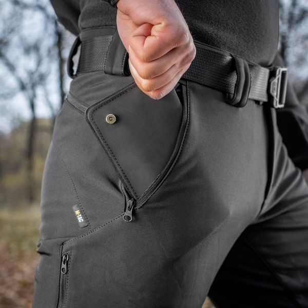M-Tac штани Soft Shell Vent Black 20459002_28/30 фото