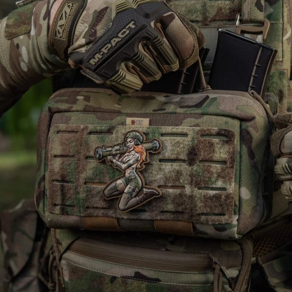 M-Tac нашивка Tactical girl №10 PVC Tattoo 51519002 фото