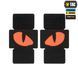 M-Tac нашивка Tiger Eyes Laser Cut (пара) Black/Red/GID 51500992 фото