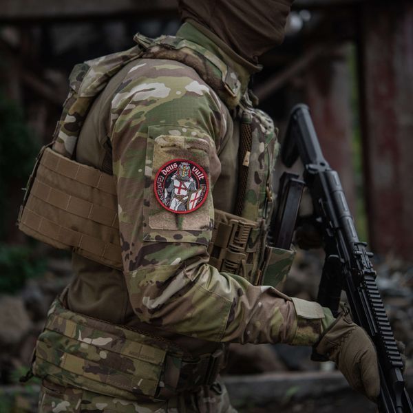 M-Tac нашивка Deus Vult (жаккард) 51115000 фото