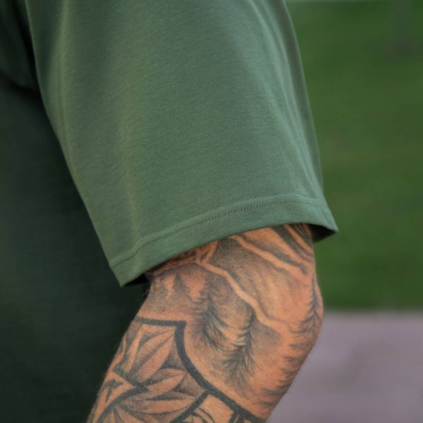 M-Tac футболка Cotton Hard Oversize Army Olive 80098062_XS фото