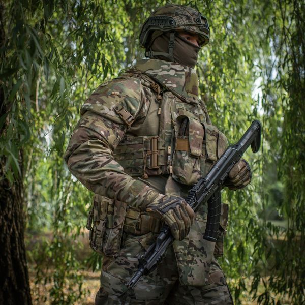 M-Tac плечовий захист з балістичними пакетами 1 клас (FMS) Ергономічний (Пара) Multicam 10382008_S/M фото