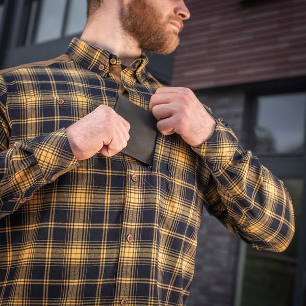 M-Tac сорочка Redneck Shirt Navy Blue/Yellow 20072015_XS/R фото