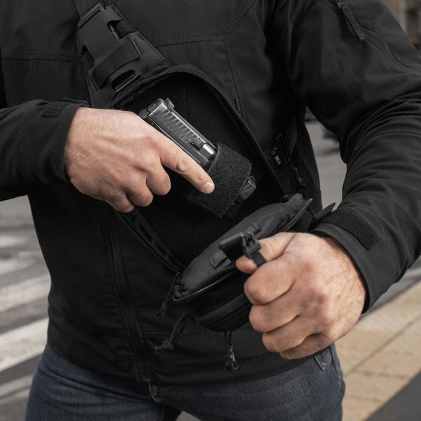 M-Tac сумка Sling Pistol Bag Hex Black 10510002 фото