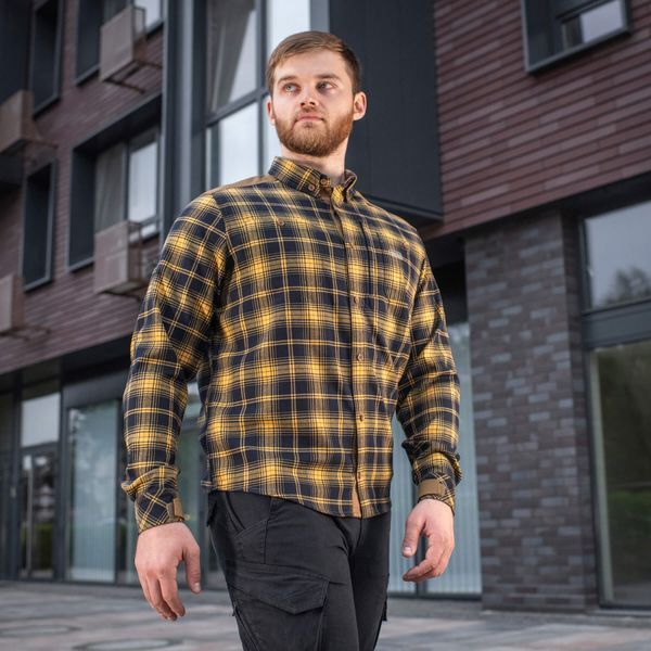 M-Tac сорочка Redneck Shirt Navy Blue/Yellow 20072015_XS/R фото