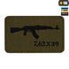 M-Tac нашивка AKM 7,62х39 Laser Cut Ranger Green/Black 51110232 фото