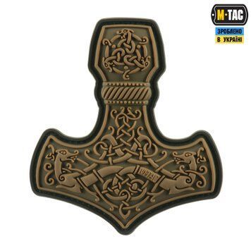 M-Tac нашивка Mj&ouml;lnir Large PVC Coyote 51348505 фото