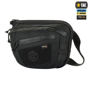 M-Tac сумка Sphaera Hardsling Bag Large з липучкою Elite Black 51610002 фото