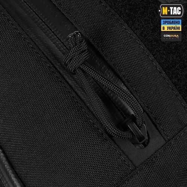 M-Tac сумка Sphaera Hardsling Bag Large з липучкою Elite Black 51610002 фото